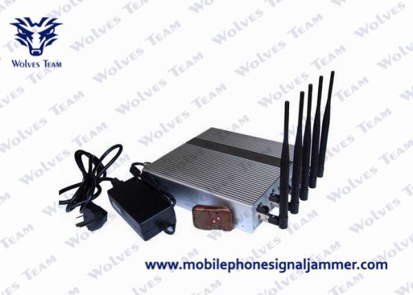 3G 4G Cellphone Remote Control Jammer DC 5V 45 - 55Hz Power Supply