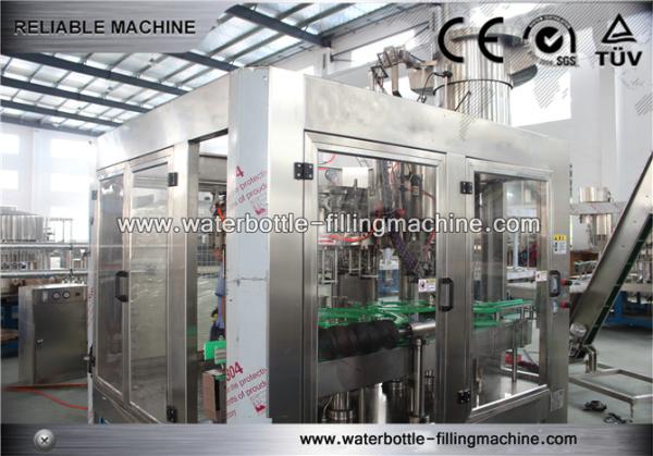 1000 Ml Soft Drink Bottling Equipment 3- In -1 Rinsing Filling Capping Machine
