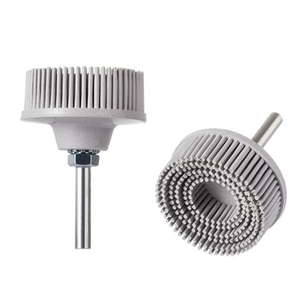 Metal Coating Removal Disc 2 Inch Bristle Disc Grit 50 80 120 with 1/4