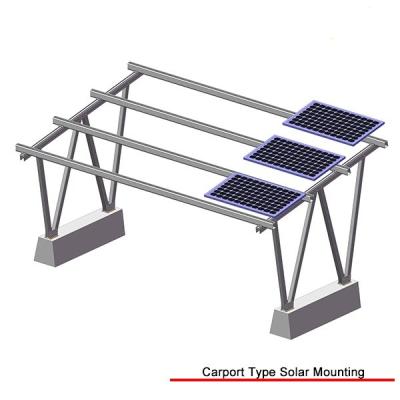 Metal o parque de estacionamento galvanizado das energias solares, estacionamento flexível do painel 1-20kw solar