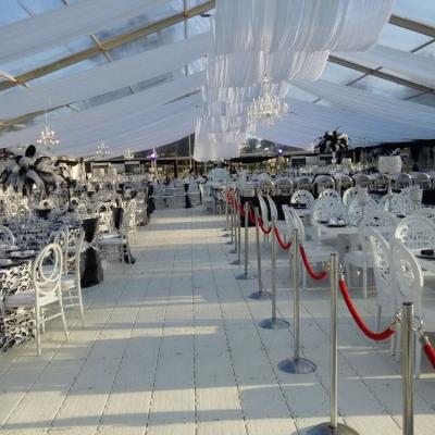 Anti Slip Portable Event Flooring Interlocking For Turf Protection