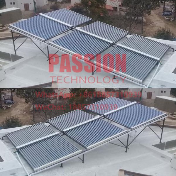 6000L Hotel Solar Water Heater 50tubes Vacuum Tube Solar Heating Collector