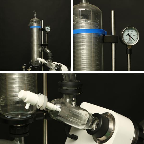 Produtos vidreiros da destilação do trajeto curto com o evaporador giratório de circulação do filme da bomba de vácuo de PTFE