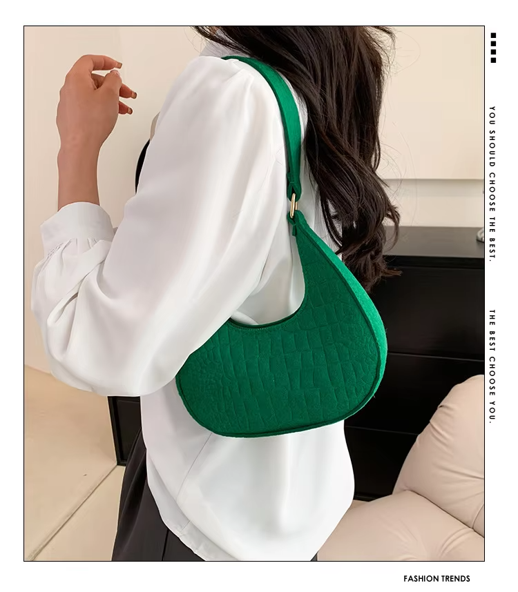 Elegant Women's Handbags Designer Shoulder Bags with RFID Protection and Zip Closure