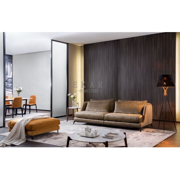 Fabric Velvet Furniture Couch Living Room Sofa