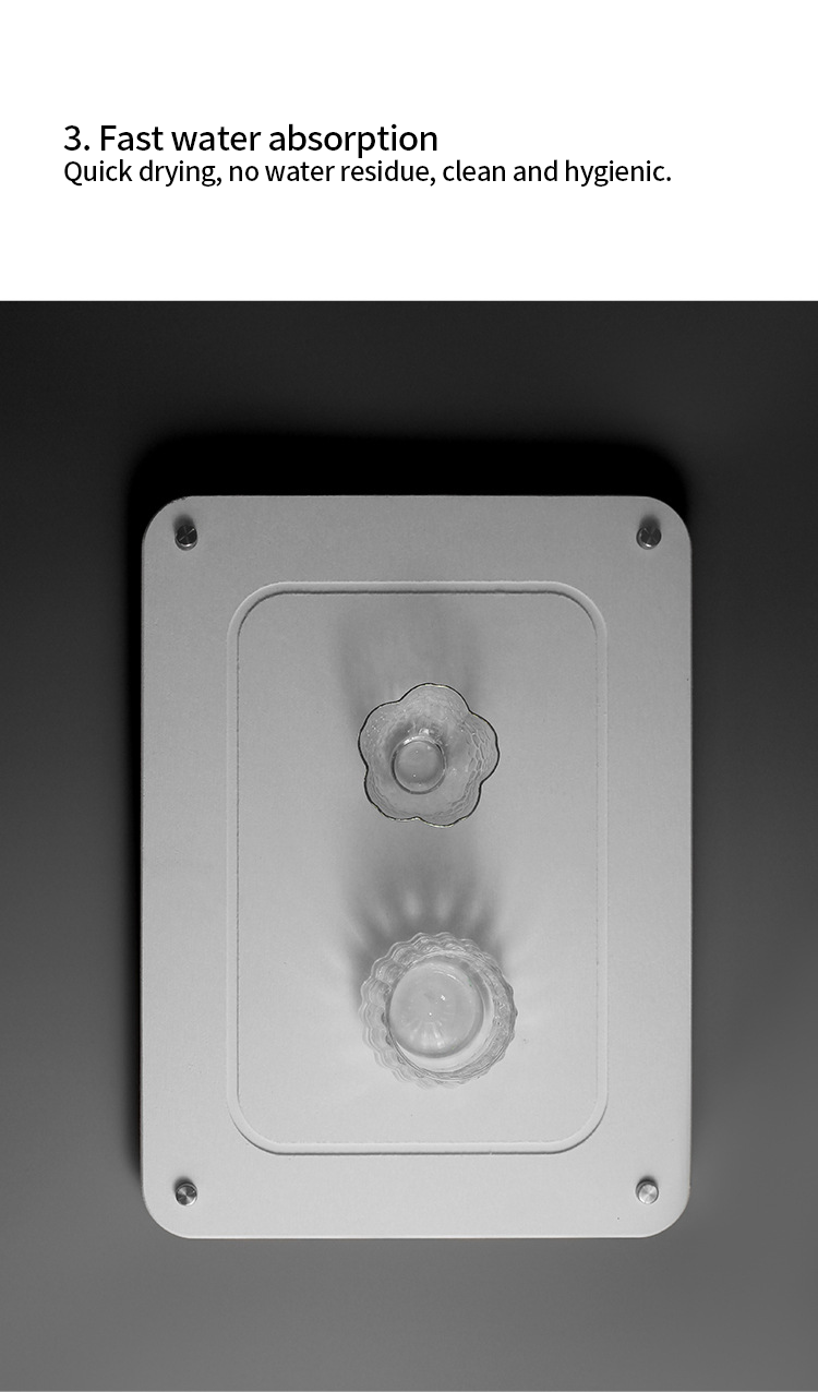 Table Decoration Accessories Type Mats Pads Ultra Absorbent Diatom Stone Dish Dry Mat