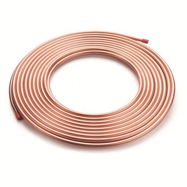 1 Inch Diameter Copper Pipes in 0.3mm-80mm Outside Diameter with Raw Materials and 30% Elongation