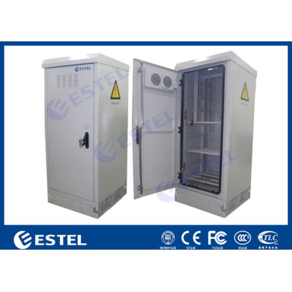 Waterproof Sinlgle Wall Outdoor Power Battery Cabinet / IP55 Outdoor Telecom Cabinet