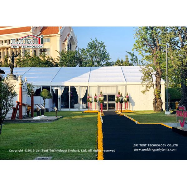Шатры партии разрыва устойчивые роскошные на открытом воздухе 20кс50м с алюминиевой рамкой