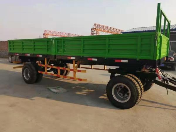 Low Bed Full Semi Trailer Without ABS Anti-lock Braking System And 2/3 Axles