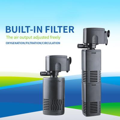 Submersible Internal Fish Tank Aquarium Filter With Aeration System