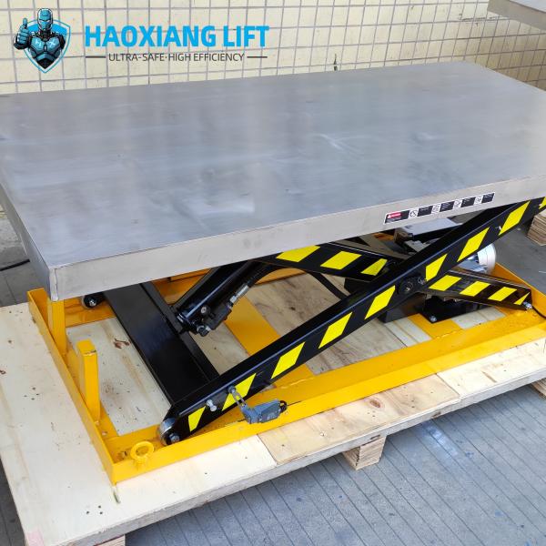 Stationary Scissor Lift Platform - Non-Slip Surface & 5000mm Maximum Lifting Height for Heavy-Duty Use