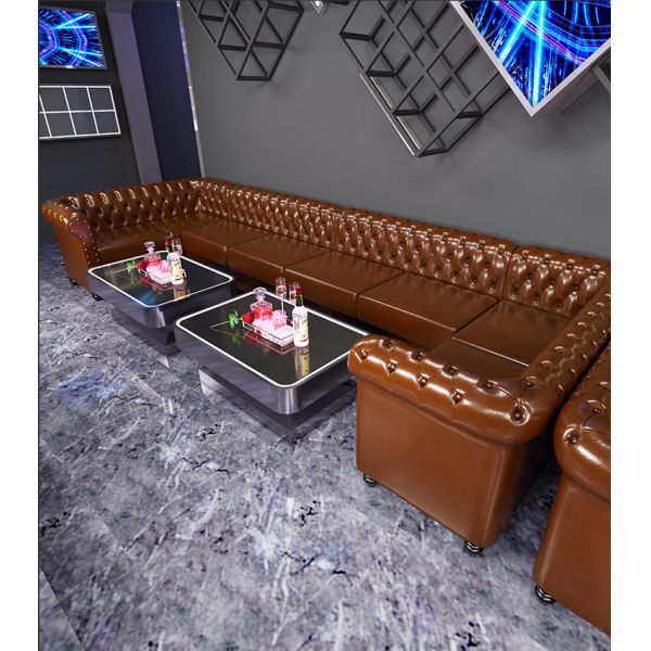 Luxury Bar Sofa Set Club Furniture Booth Sofa KTV Lobby Sofa Furniture Wholesale