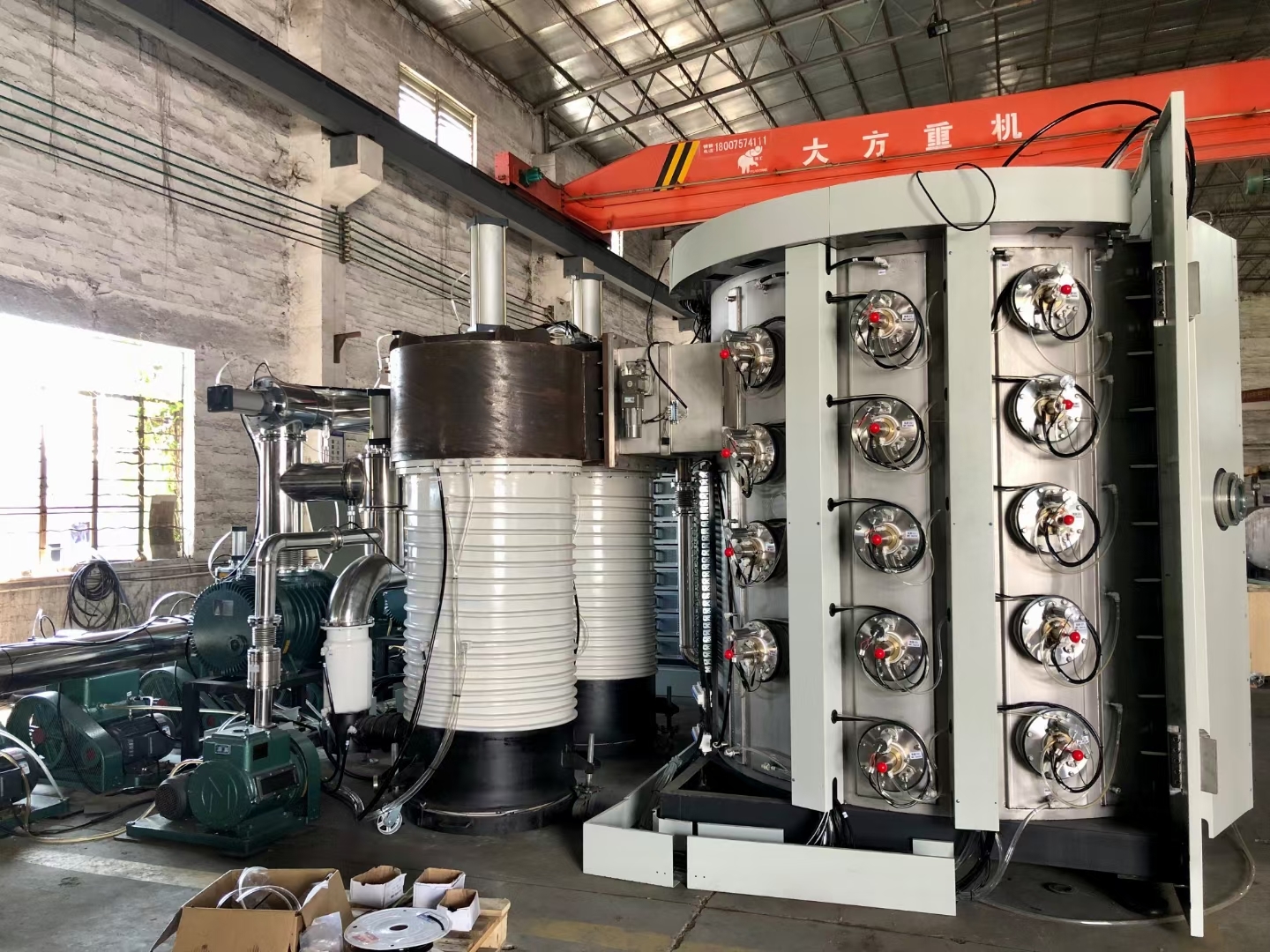 0.8MPa Hardware Gold PVD Plating Machine PLC Control