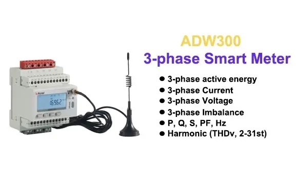 Счетчик энергии Acrel ADW300 беспроводной с iot mqtt счетчика энергии умного wifi тарифа приложения 2 телефона трехфазного meterelectric
