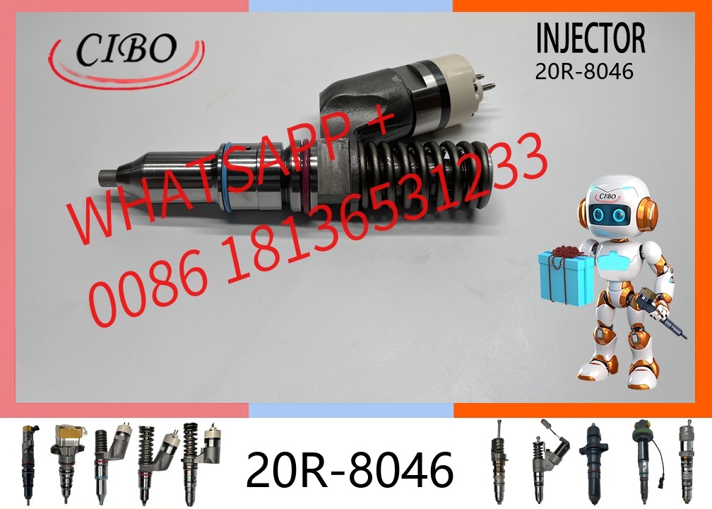 original 20R-8046 Diesel Fuel Injector Assembly for  C13 Engine DE450SGC DE450GC Generator EUI Injector Replacement for OEM 292-3666 249-0713 10R-3262 original new injector