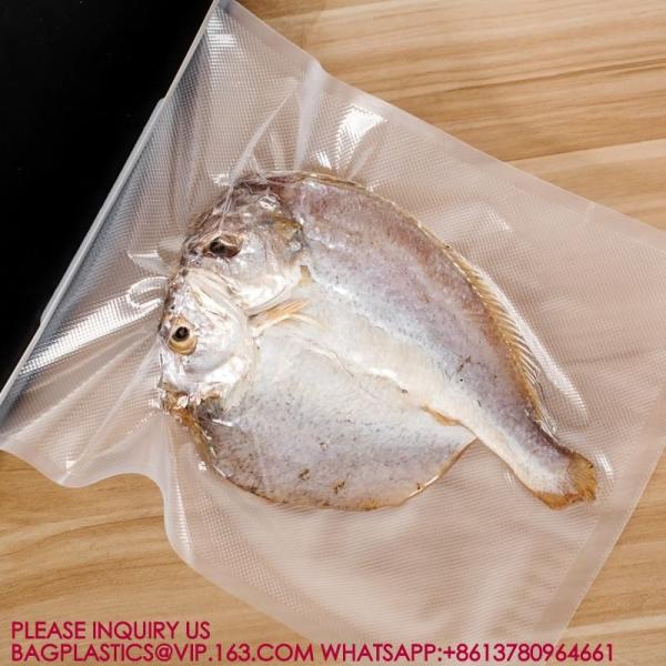 Bio Vacuum Seal Plastic Bag For Food Freezer Storage Vacuum Sealer Bags Vacuum Packing