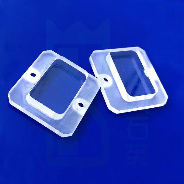 Customized Corrosion Resistant High Temperature Resistant Quartz Frosted Plates Fused Quartz For Sample Support