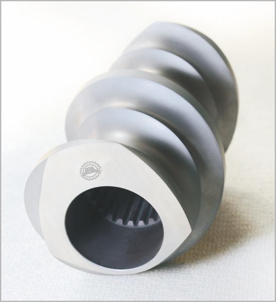 Food Extrusion Machine Screw Barrel Twin Screw Extruder Parts  Stainless Steel SUS440C