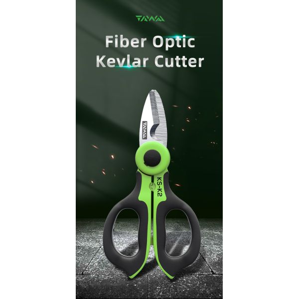 El prensar rápido de acero inoxidable de la cuchilla del cortador de Kevlar de la fibra óptica KS-K2 Scissor la cuchilla