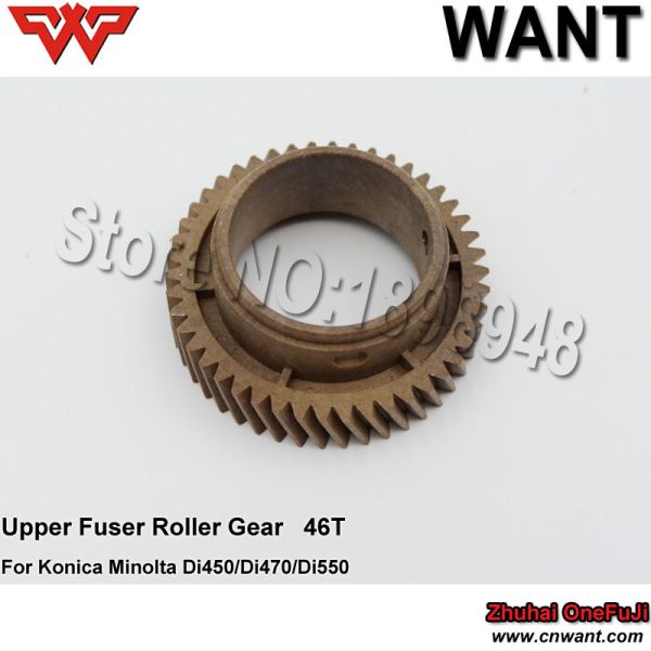 Konica Minolta Upper fuser Roller gear 46T di450 di470 di550 konica minolta copier gear with high quality