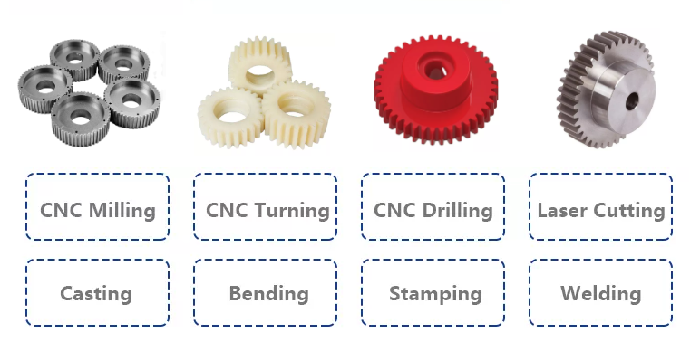 Части стального мотоцикла утюга запасные, сверля меля части машинного оборудования CNC