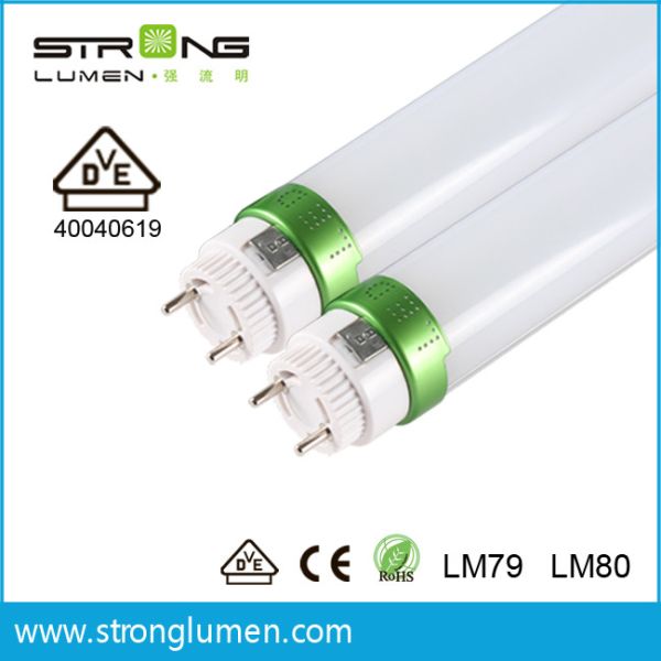 110lm/w VDE T8 LED Tube With Isolated Driver for 5 Years Warranty