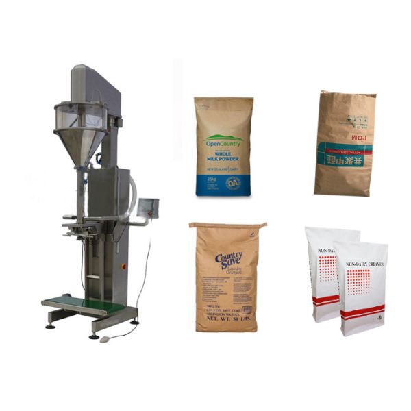 25kgs 50kgs наклеило сумки PE питания любимца бумажных мешков Multiwall клапана упаковывая