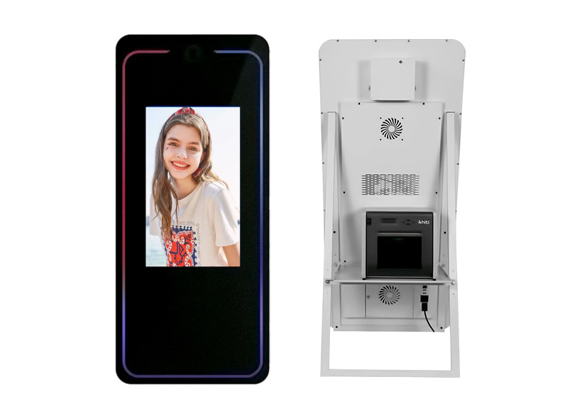 Будочка фото свадьбы зеркала будочки фото зеркала Selfie Signage Lcd взаимодействующая 40 дюймов