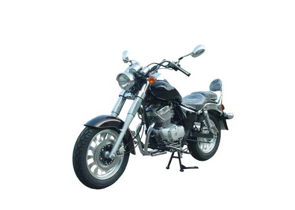 250cc Gas Chopper Gas Powered Motorcycle Front Disc Rear Drum Brake 100km/h Max Speed
