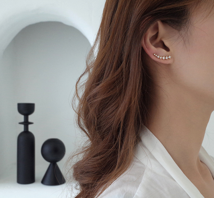 2025 Charm Jewelry Shiny Zircon Jewelry Earrings
