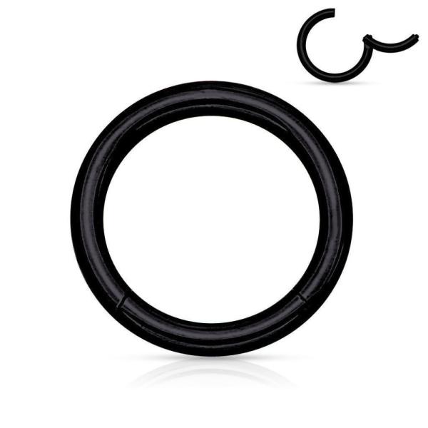 Titanium Hinged Segment Cliker Nose Ring Nose Hoop Ring Ear Tragus Cartilage Body Jewelry