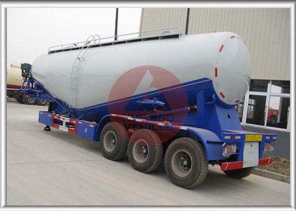 36000l Pneumatic Dry Bulk Trailers 3 Axle High - Strength Carbon Steel