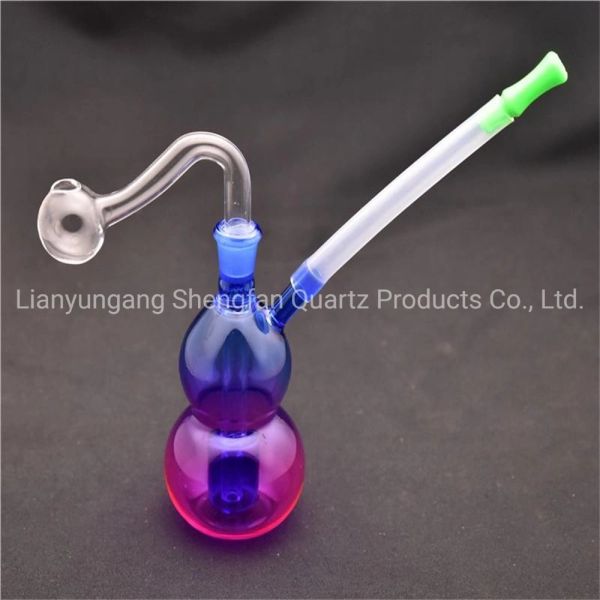 Кальянные водопроводные трубы кварцевое стекло для курения 14 мм мужской