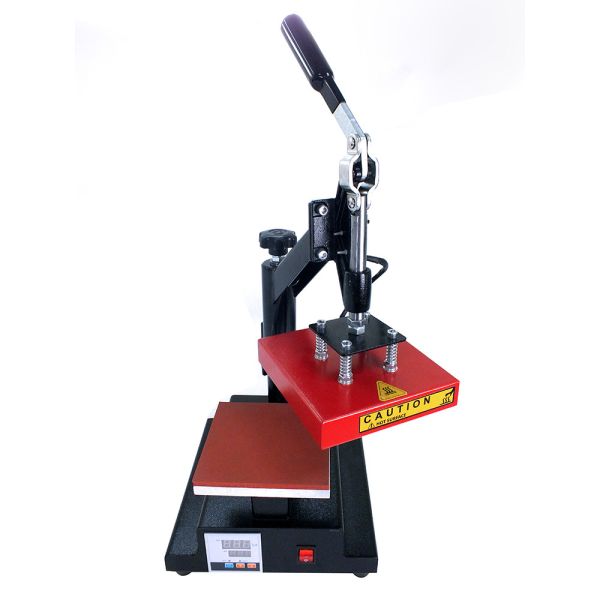 Manual Shaking Head 15x15cm Heat Press Machine Garment Logo Small Marking