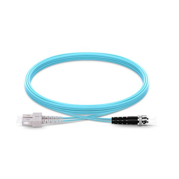SC - ST 10G OM3 50 / 125 Fiber Optic Patch Cord / Fiber Optic Jumper Cable
