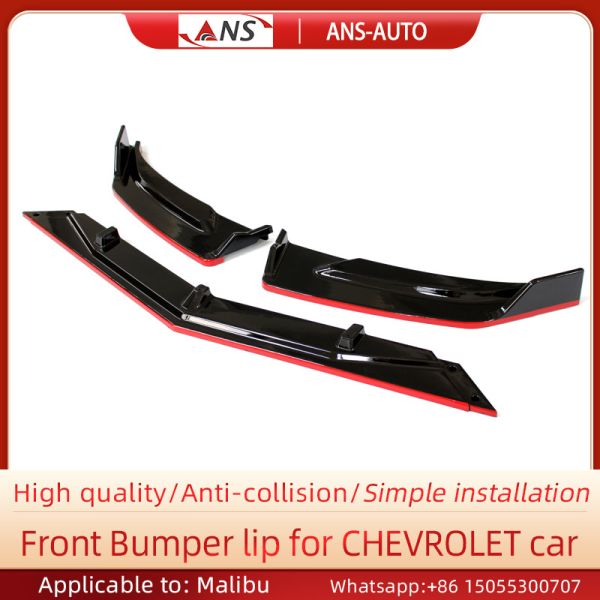 Carbon Fiber Front Car Bumper Lip Splitter Scratch Resistant