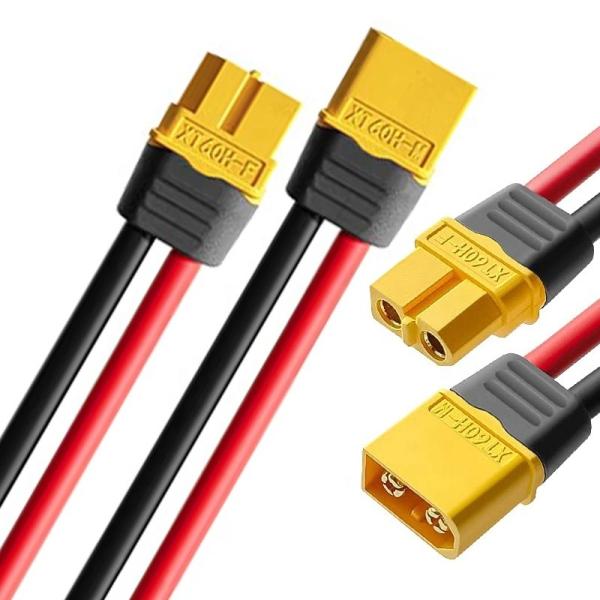 12AWG 100mm 150mm Silicon Wire XT60 XT60H XT60U Connector Male Female Sheath Housing Plug Cable for Battery FPV
