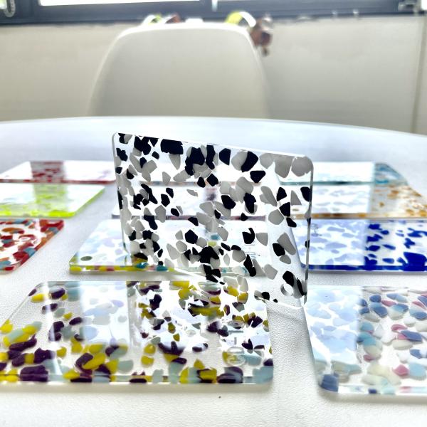 3mm Transparent Special Color Patterned Acrylic Plexiglass Panel For Decoration Craft