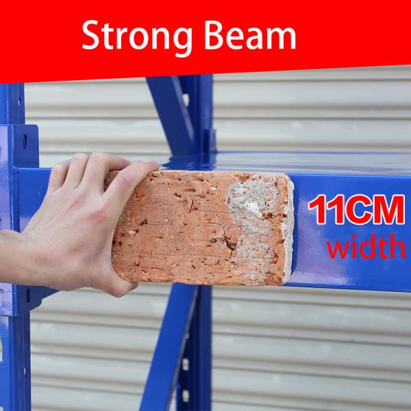 1 Ton / Layer Warehouse Storage Shelves Steel Pallet Racks For Commercial Furniture