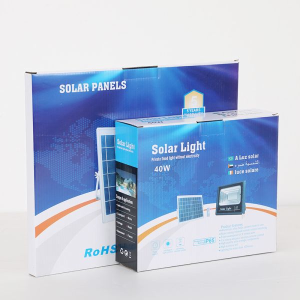 Outdoor Waterproof 40W Integrated Solar LED Flood Light