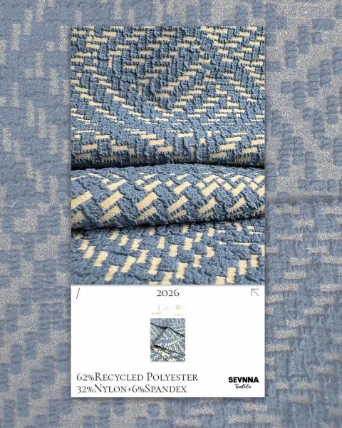 310gsm Recycled Swimwear Fabric Breathable Features for Long-Lasting Swimwear