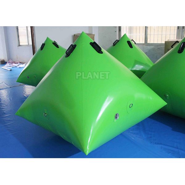Diverso tamaño de la boya inflable verde durable del marcador con el equipo de reparación