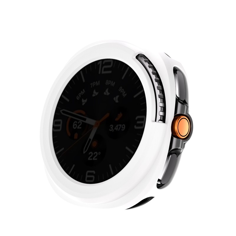 Eraysun Anti-Spy PC Tempered Glass Watch Cases for Samsung Galaxy Watch 8 Classic  Cover Case.