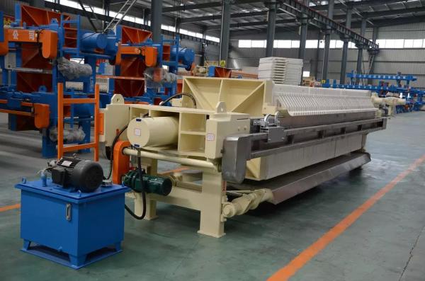 Automatic Hydraulic Water Clay Industrial Filter Press 3180*1200*1300mm Size