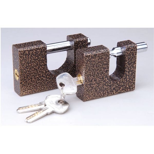 Rarlux High Safety Iron Padlock Plastic Painted Rectangular Padlock