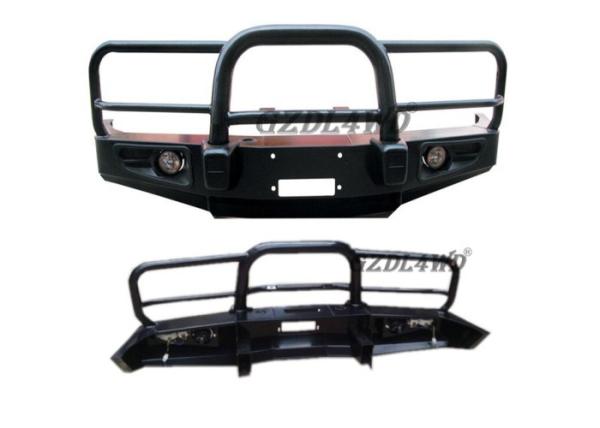 2016 Black Front Bumper Guard Rolled Steel Material For Toyota Landcruiser 80 Body Parts