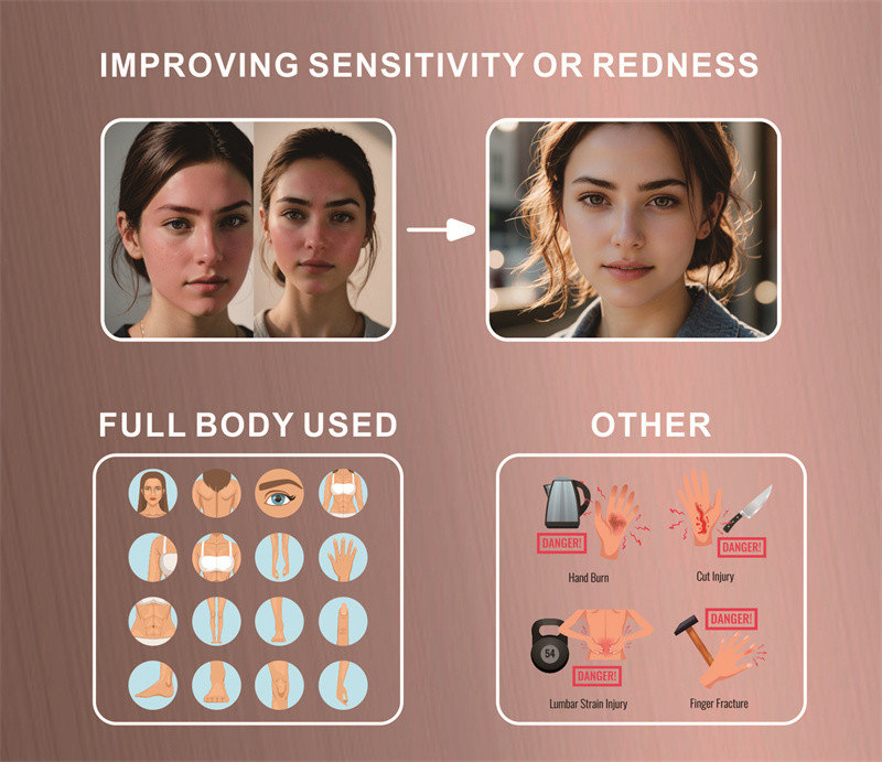 Домашнее использование LED Near Infrared Light Therapy LED 660nm Красный свет Устройство против старения
