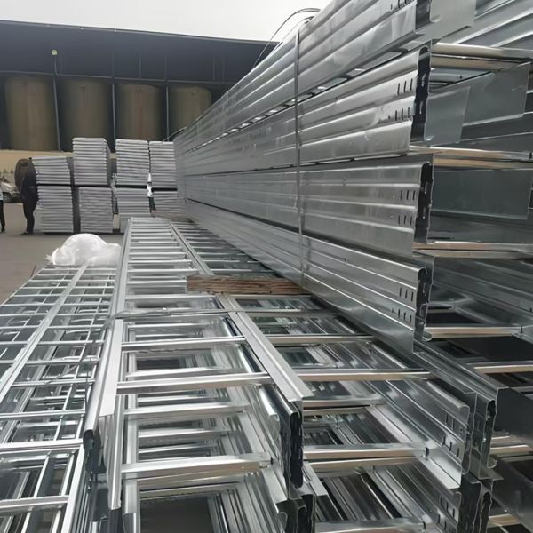 Outdoor Indoor Ladder Rack Cable Tray Galvanized with Ventilation Functionality