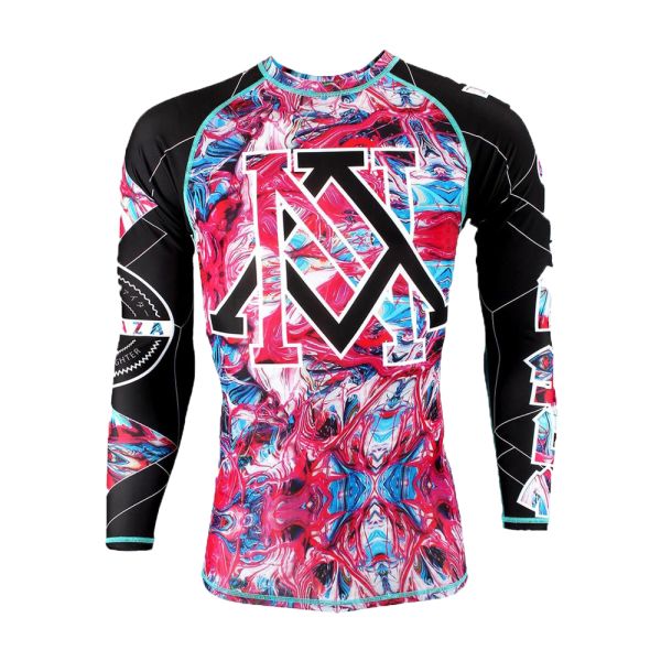 Durable 220gsm Fabric Weight breathable rash guard Compression Wear for Martial Arts